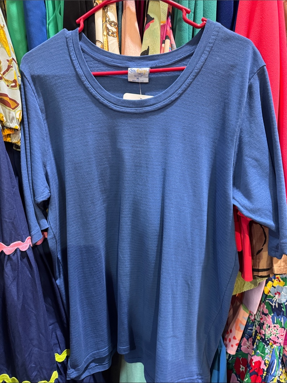 Classic Women's Short Sleeve Tee - Blue